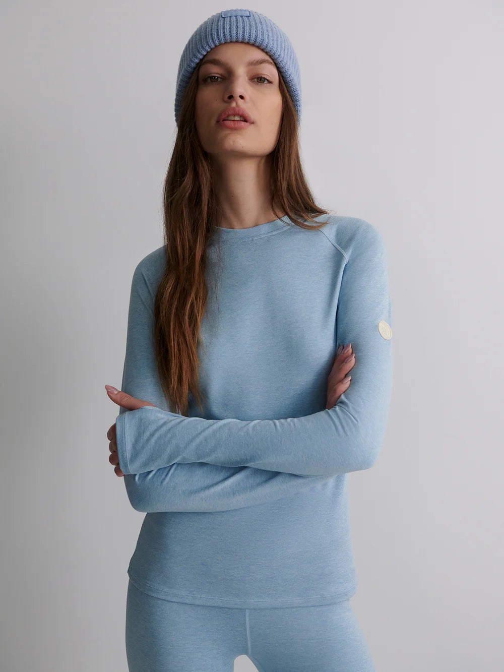 Always Warm Crew-Neck Baselayer - Glacier Marl