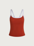Theon Scoop Neck Tank - Baked Apple