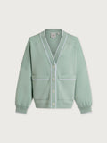Scottie Cardigan - Aqua Foam