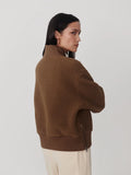 Mumford Half-Zip Fleece - Teak Olive