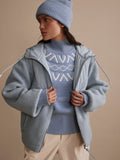 Rosia Fleece Hoodie - Ashley Blue