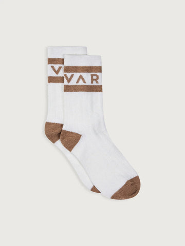 Spencer Sock - Egret/Golden Bronze