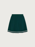 Clarendon High Rise Skort - Forest/White