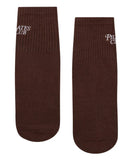 Crew Grip Socks - Pilates Club Chocolate