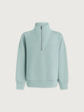 Hawley Half-Zip Sweat - Porcelain Blue