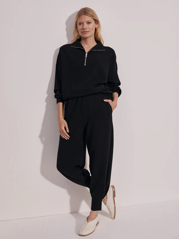 Hawley Half-Zip Sweat - Black