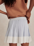 Chase Mid Rise Skort - Xenon Blue