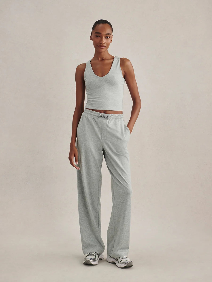 Ruby Cropped Tank - Blue Green Marl