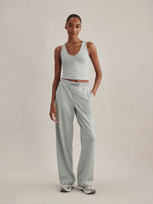 Ruby Cropped Tank - Blue Green Marl