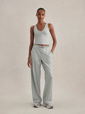 Ruby Cropped Tank - Blue Green Marl