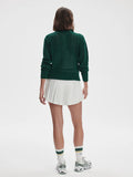 Calva Half-Zip Knit - Forest