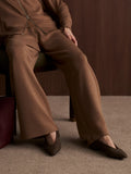 The Extra Wide Leg Pant - Golden Bronze Marl