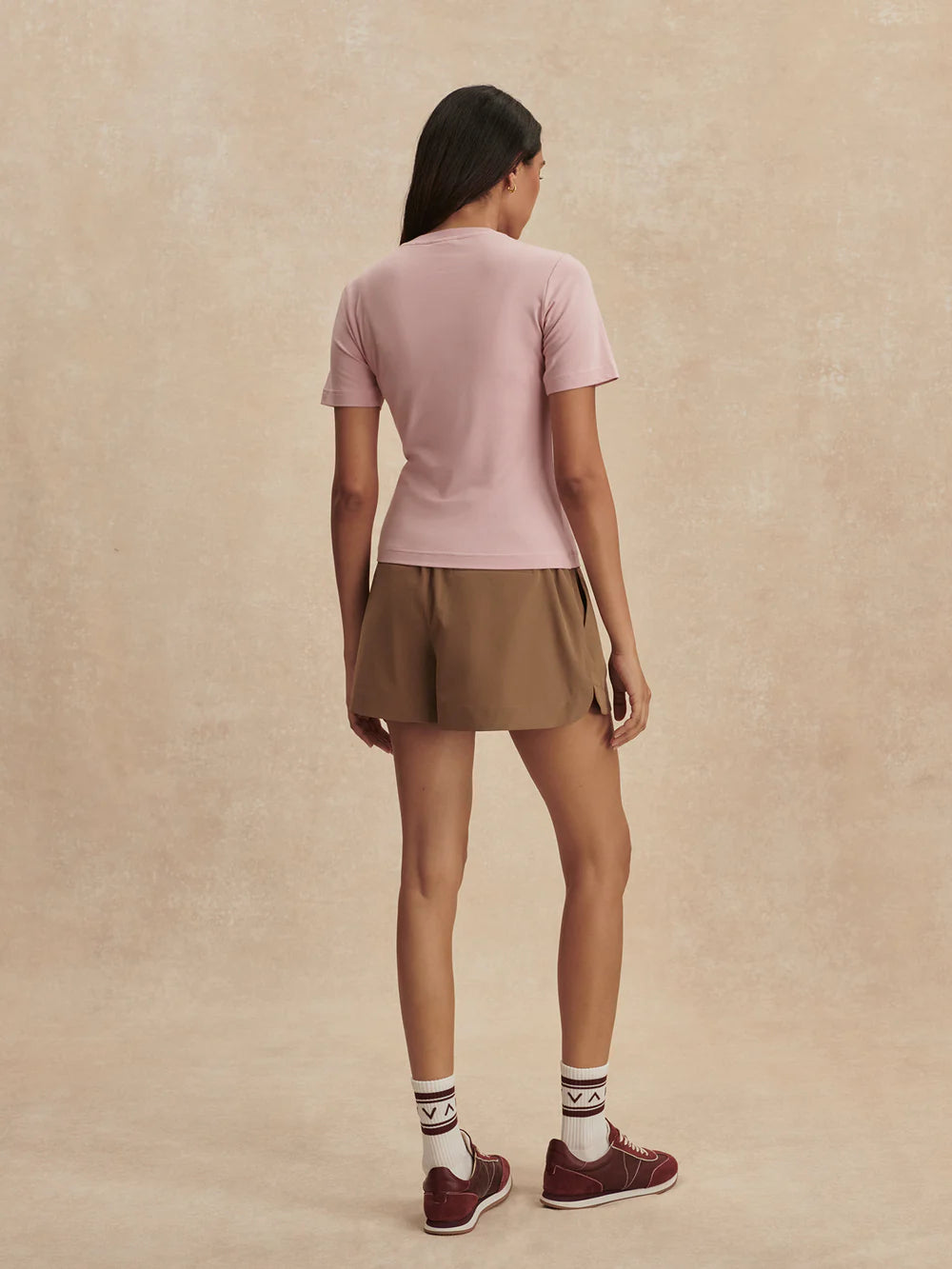 Regina Fitted Tee - Zephyr Mauve