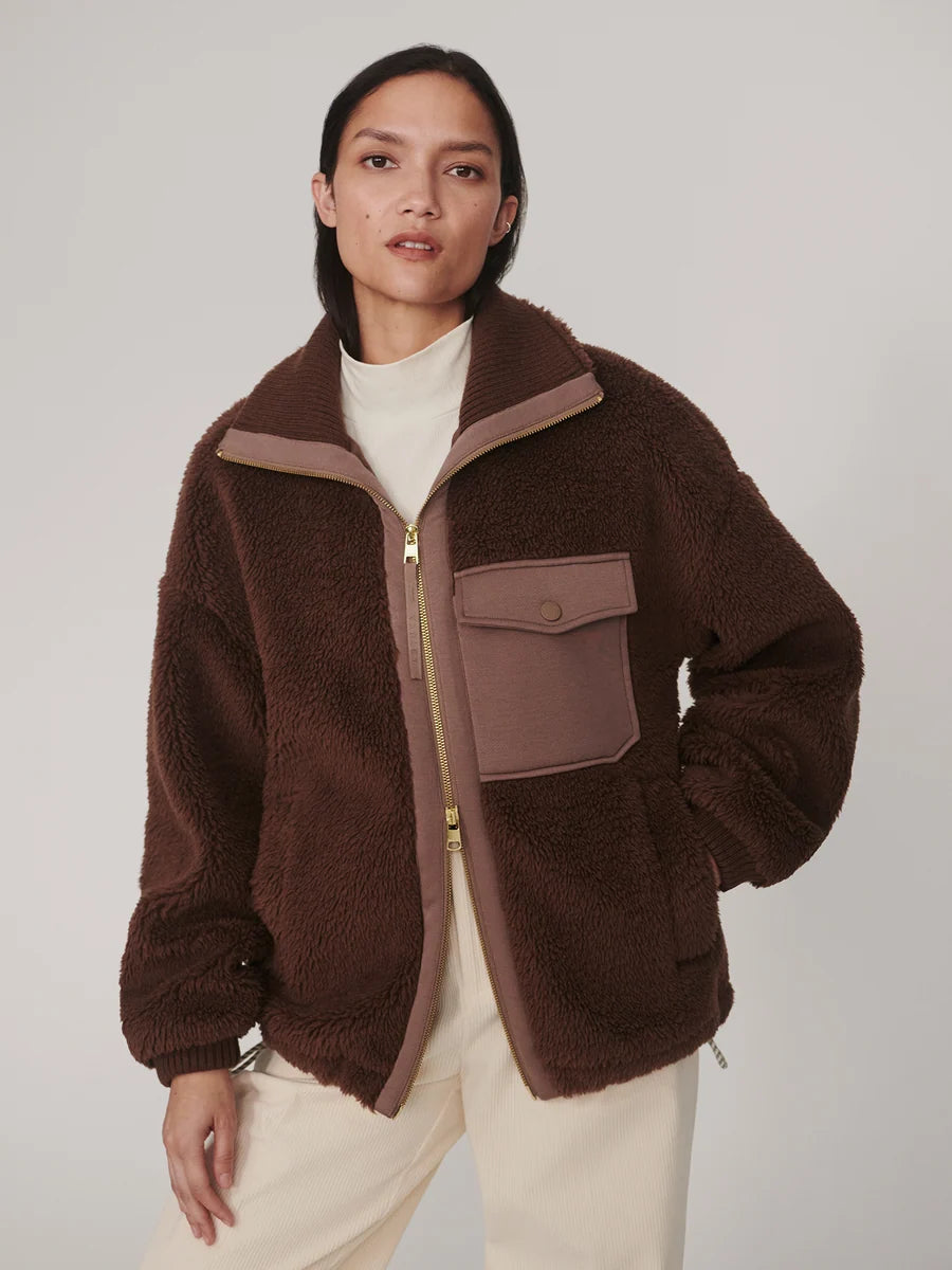 Lowell Sherpa Jacket - Carafe