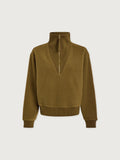 Jaylin Half Zip Fleece - Olive Leaf