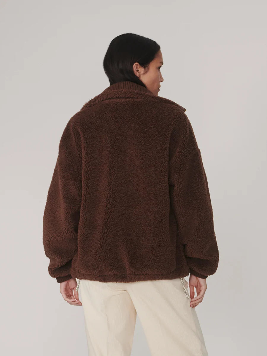Lowell Sherpa Jacket - Carafe