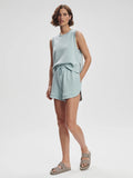 Ollie High Rise Short - Ether Blue