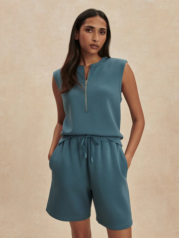 Rumer Long Short - Mallard Blue