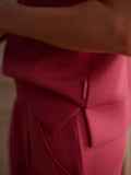 Adria Half Zip - Rich Raspberry
