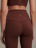 FreeSoft Piped 7/8 Legging - Brown Stone
