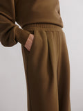 The Extra Wide Leg Pant - Military Olive