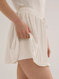 Davina High-Rise Skort - White