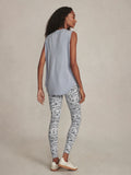 Nolan Seamless Longline Tank - Blue Blizzard