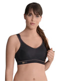 Extreme Control Sports Bra - Black/Gold