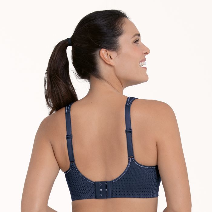 Air Control DeltaPad Sports Bra - Blue Iris
