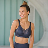 Air Control DeltaPad Sports Bra - Blue Iris