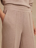 The Wide Leg Pant - Taupe Marl