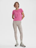 Calloway Boxy Tee - Ibis Rose