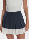 Chase Mid Rise Skort - Blue Nights/White