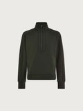 Marissa Half-Zip Sweat - Dark Resin Green