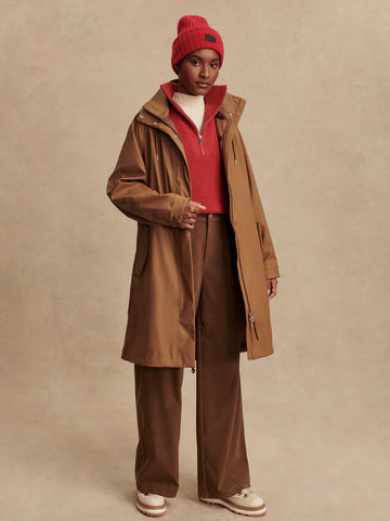 Amel Rain Jacket - Cocoa Dust
