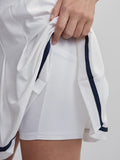 Clarendon High Rise Skort - White/Blue Nights