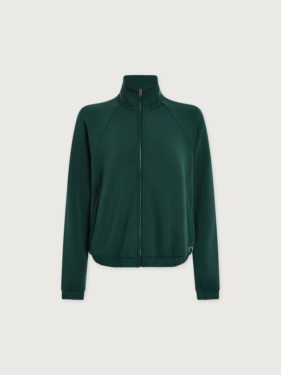 Magda Zip-Through Sweat - Ponderosa Pine