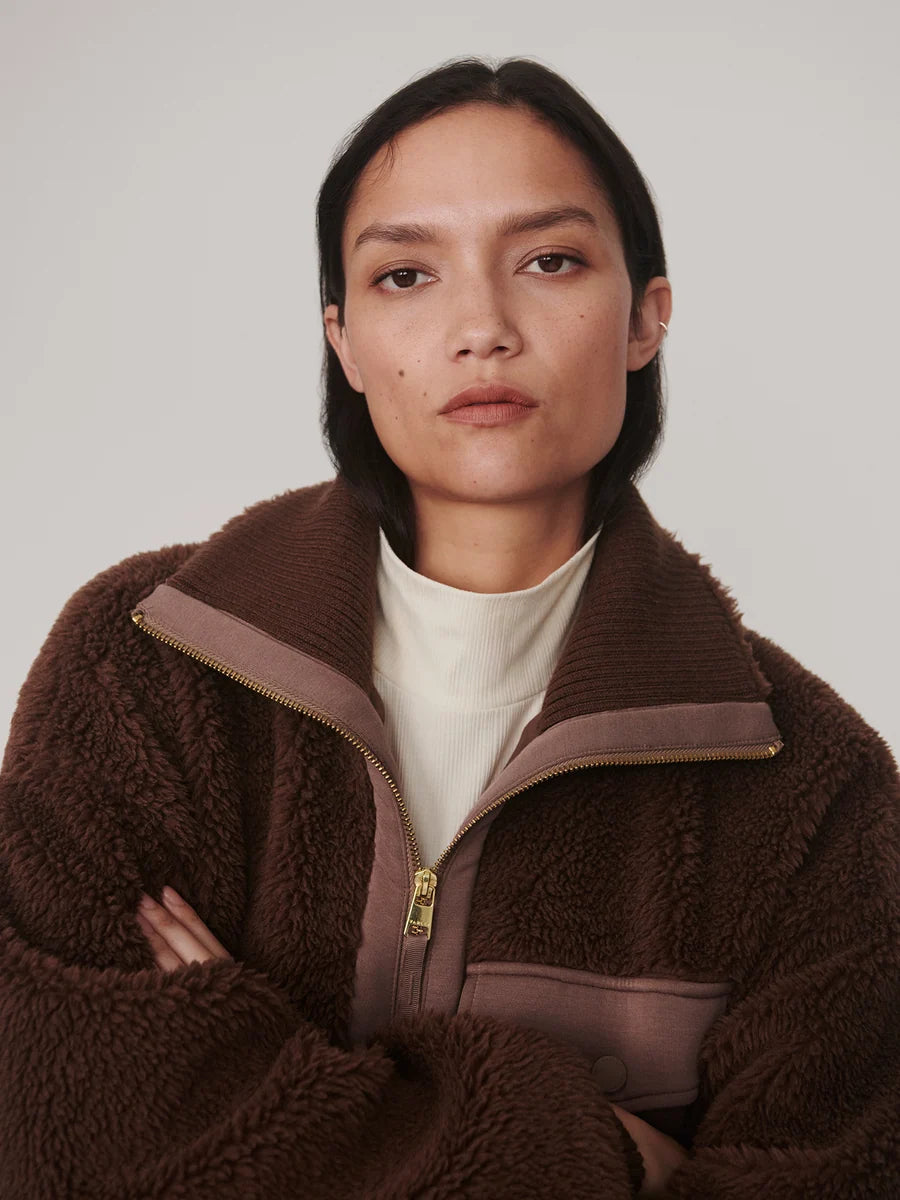Lowell Sherpa Jacket - Carafe