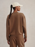 Coralie Crew-Neck Sweat - Teak Olive