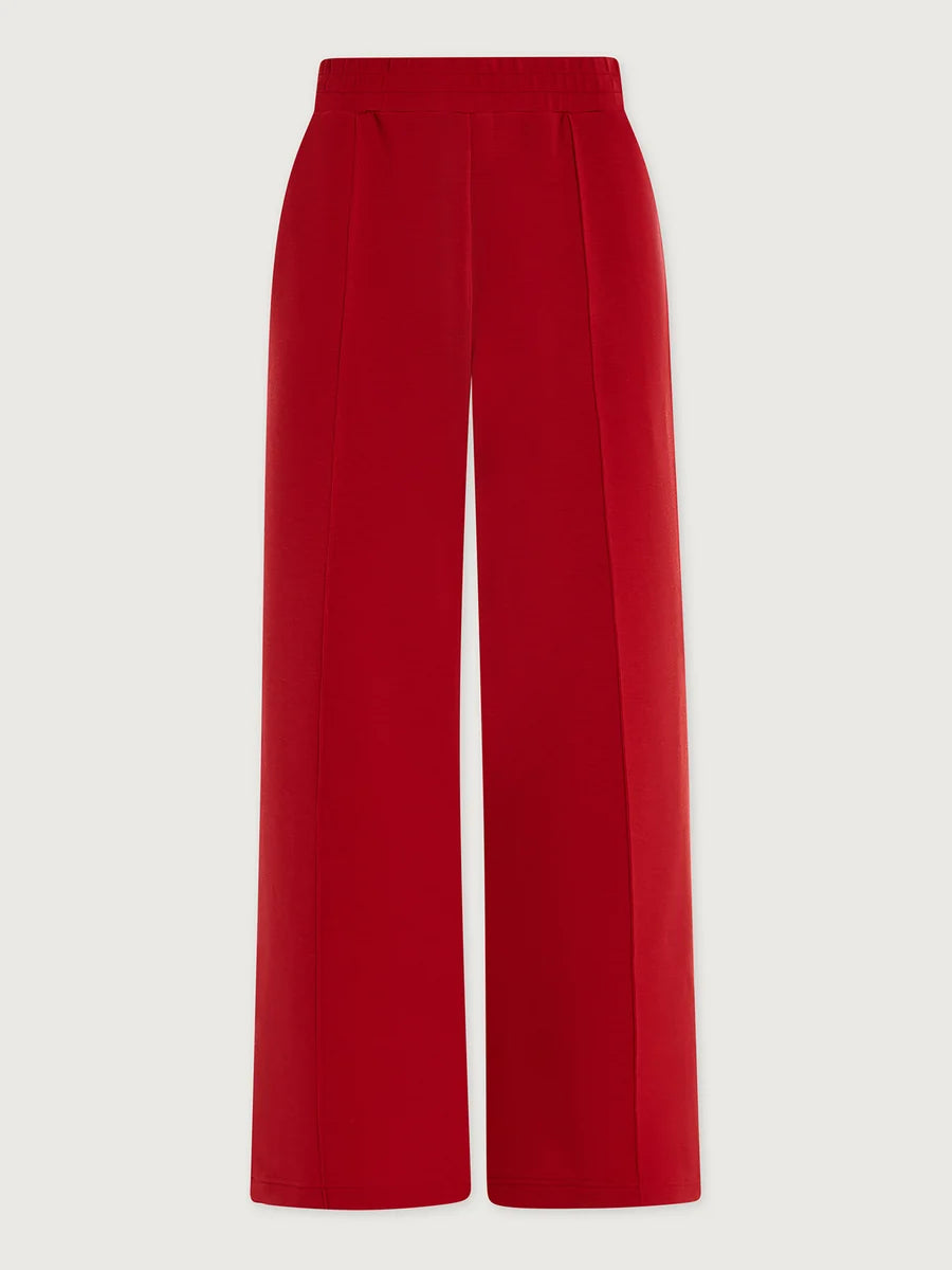 The Wide Leg Pant - Red Marl