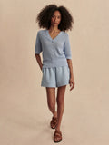 Callie Knit Top - Cashmere Blue