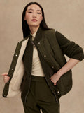 Audrea Reversible Gilet - Sandshell/Forest Night