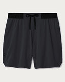 6" Base Training Short Unlined - True Black