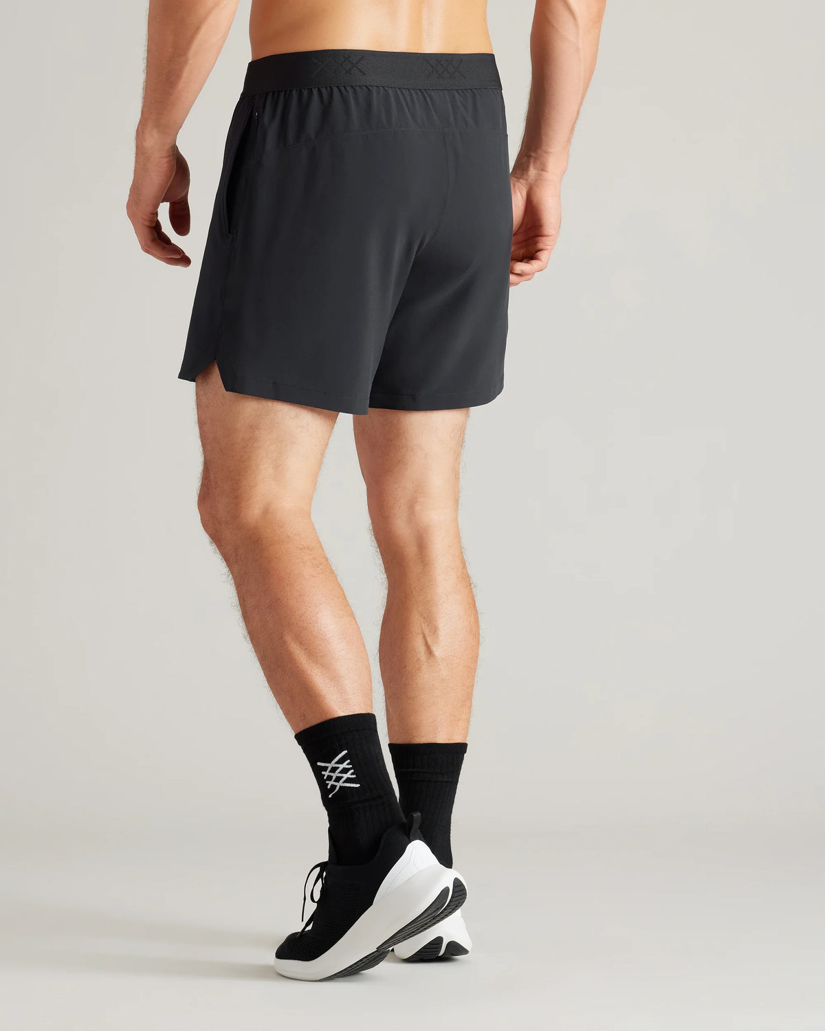 6" Base Training Short Unlined - True Black