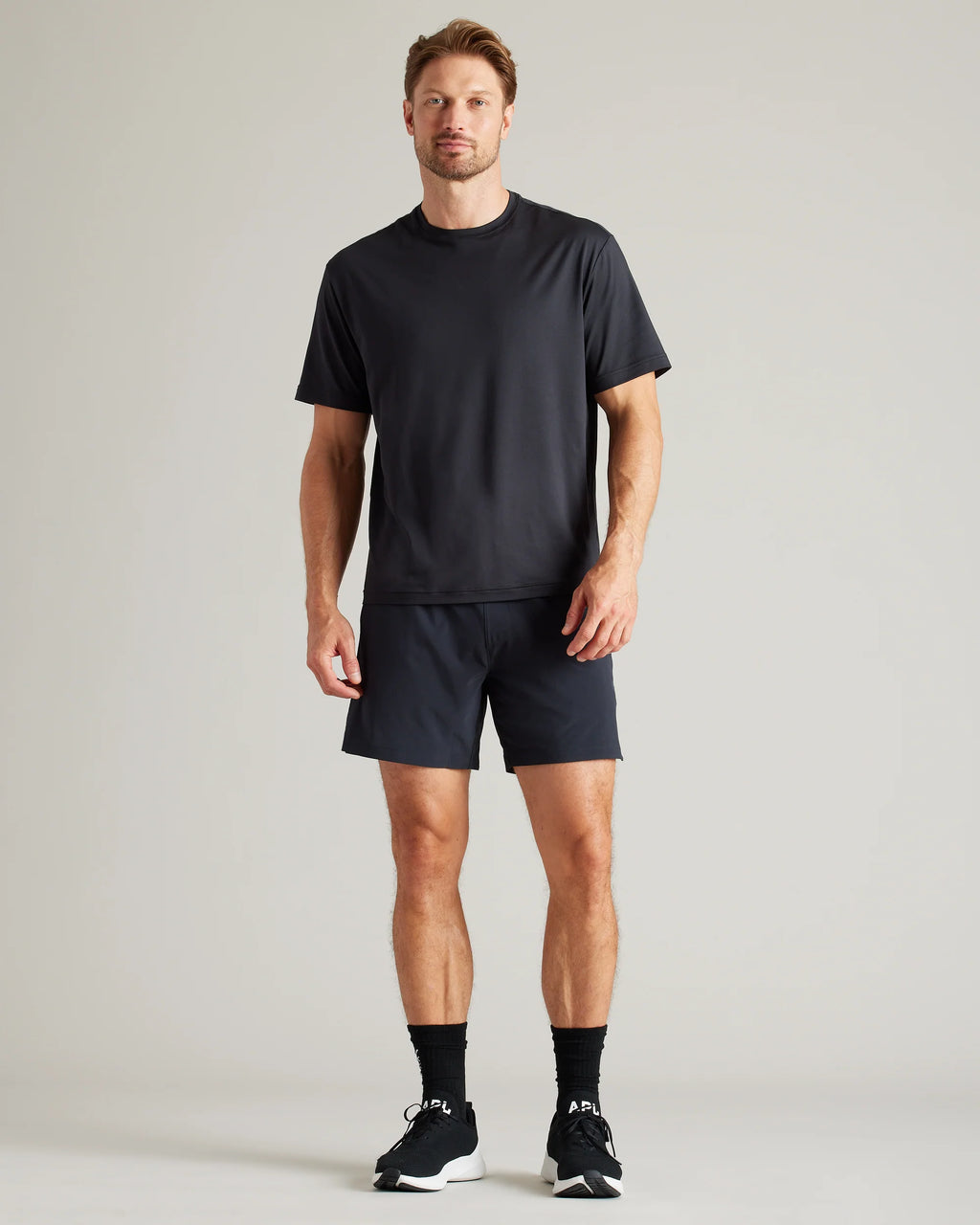 6" Base Training Short Unlined - True Black