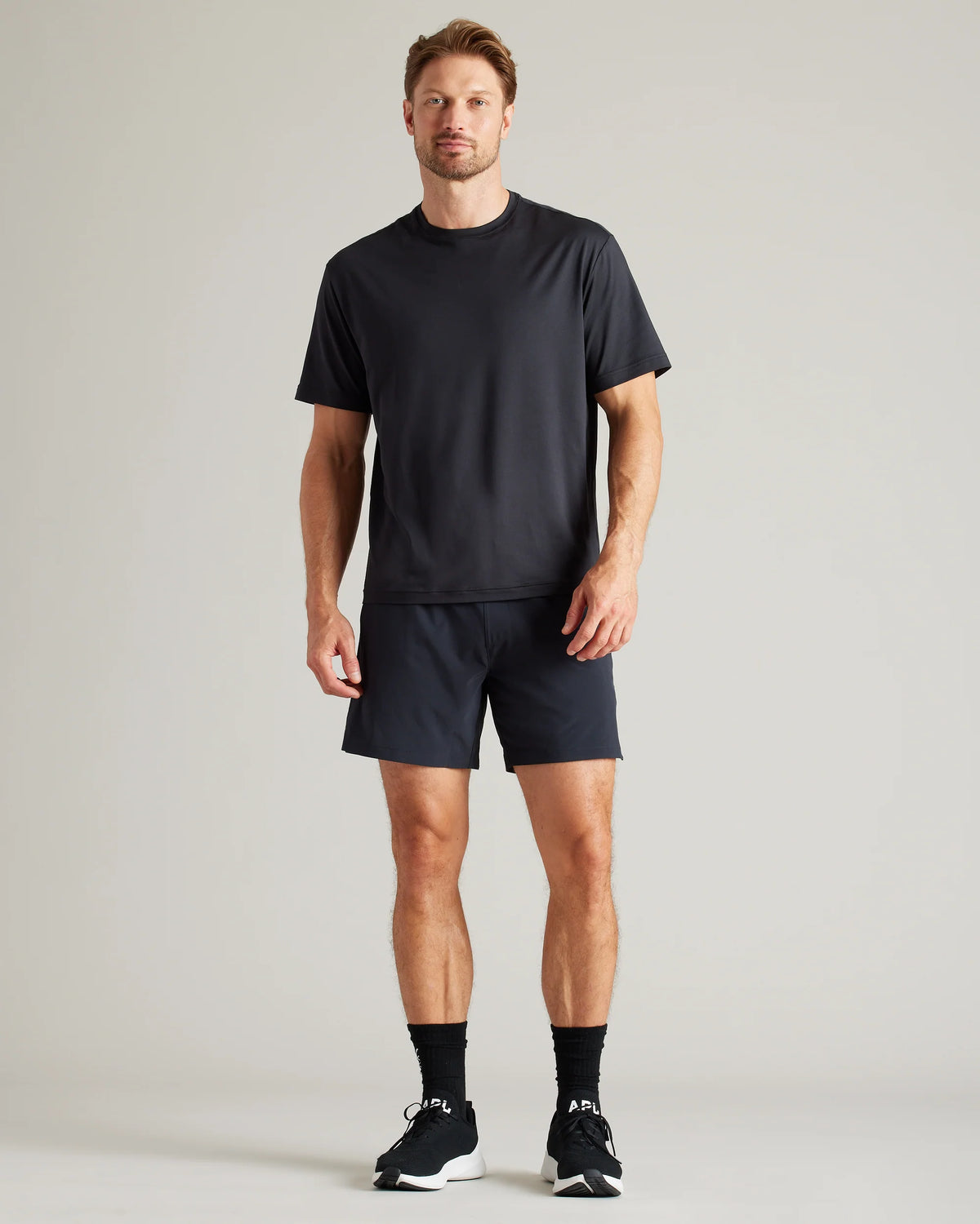 6" Base Training Short Unlined - True Black