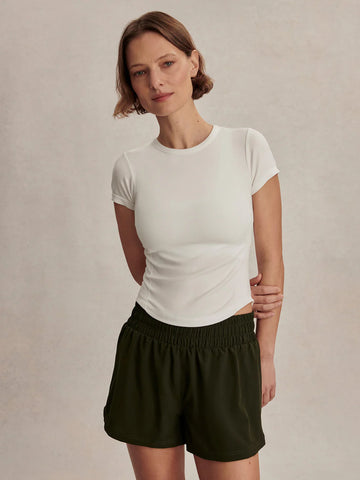 Casper Seamless Tee - White
