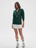 Calva Half-Zip Knit - Forest