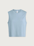 Page Seamless Crop Tank - Cashmere Blue