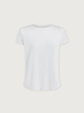 Saskia Seamless Longline Tee - White